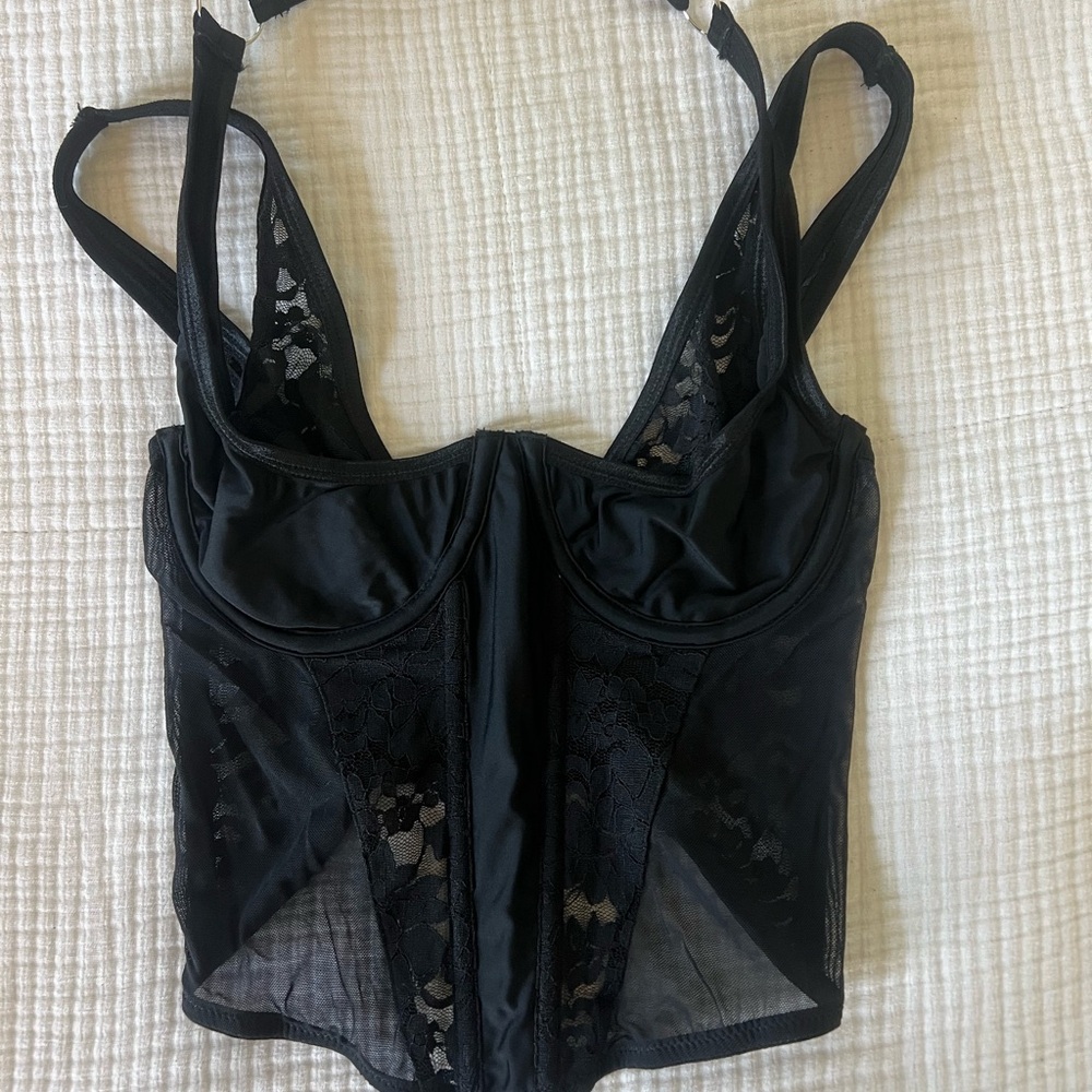 Elegant Black Lace Bra